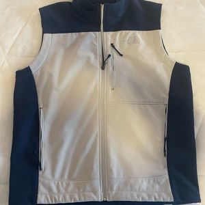 Mens Apex North Face Vest (two toned - navy/creme)